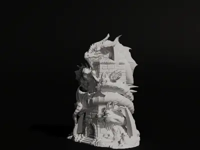 tiamat tower 3D print model