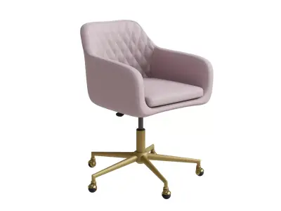 Quilted Office Chair 3D model