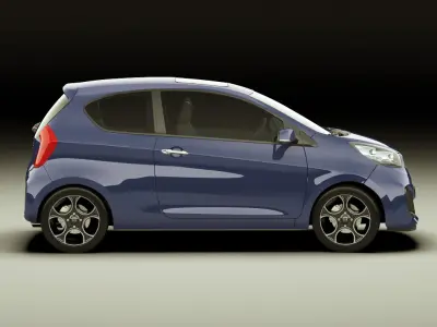 Kia Picanto Sport 2012 3door 3D model