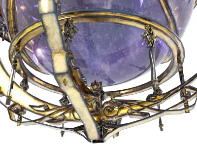 Magic crystal ball 3D model