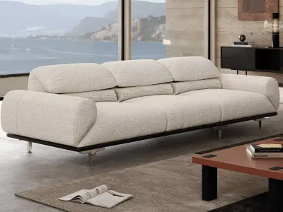 Mid Century interior scene 3D model