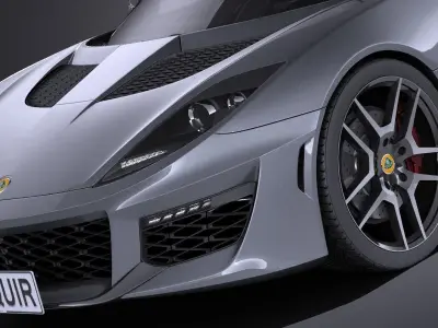Lotus Evora 400 2017 VRAY 3D model
