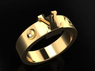 Louis Vuitton Ring 3D print model buy