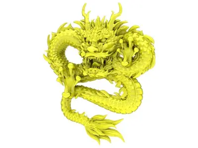 Chinese Dragon Jewelry Model  4772 3D print model