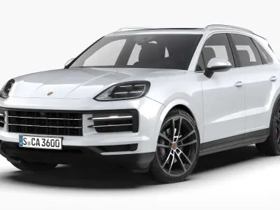 Porsche Cayenne 2024 3D model get