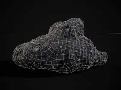 Bear Poop Low-poly 3D model