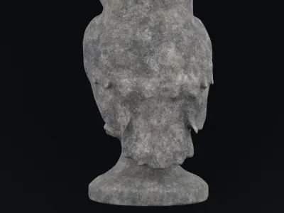 Owl Statue Low-poly 3D model purchase
