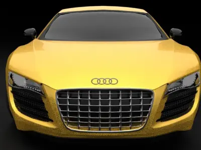 Audi R8 car Low-poly 3D model