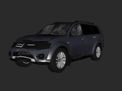 Mitsubishi Pajero 2014 3D model