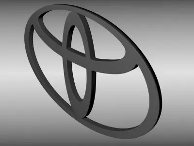 Toyota logo 3D model