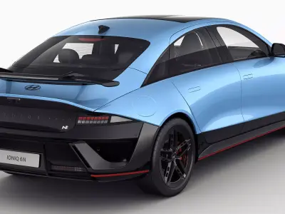 Hyundai Ioniq 6 N 2026 3D model