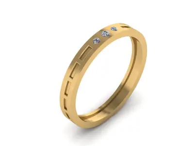 Jewelry Ring 3D print model 26