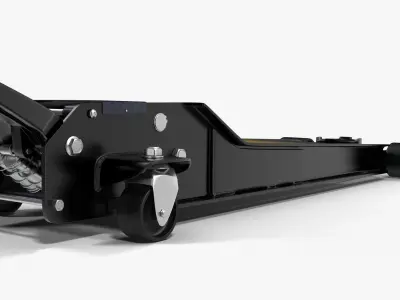 Jack Black Floor Low-poly 3D model