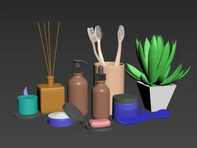 Bathroom Kit 3D model