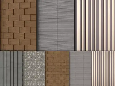 Decorative Wall Panel 01 3D model