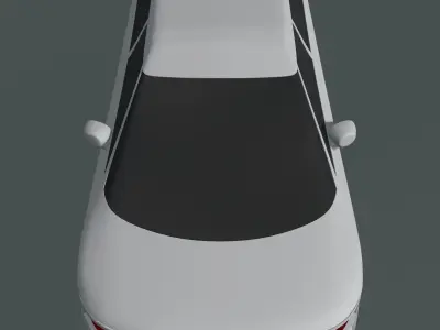 Simple car 25V05 3D model