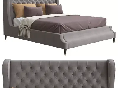 Bed Tosconova Caprice 3d model Low-poly 3D model