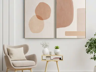 Photo Frame 49 Low-poly 3D model