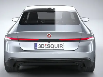 Generic Sedan 4door EV v3 2022 3D model