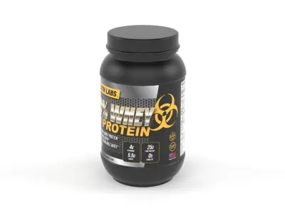 Protein Powder 3D model