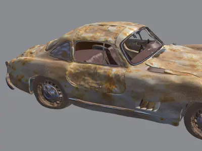 wreck car 3 3D model