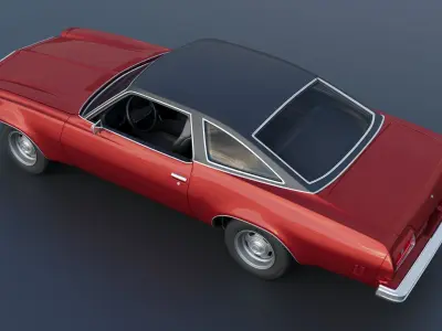 Chevrolet Chevelle Malibu Coupe 1974 3D print model