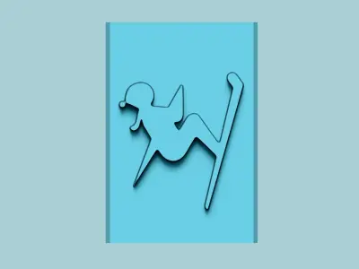 Stamp 27 - Snowboard - Fondant Decoration Maker Toy 3D print model