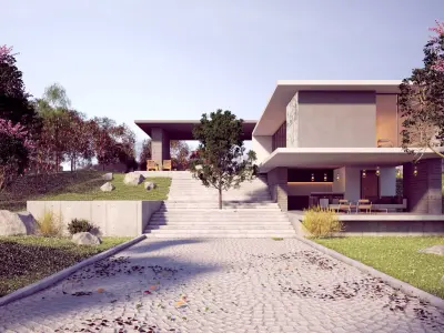 Modern Villa  3D model order