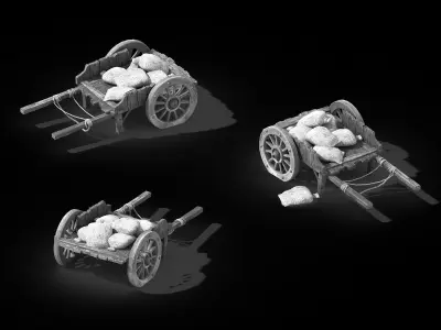 Game Barracks - Food Truck 2 3D model