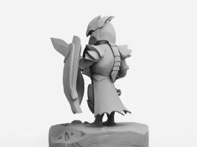 Dragon Knight Chibi - DOTA 2 - 3D Print Collection 3D print model