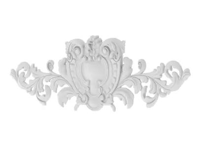 Cartouche Ornament 009 3D model