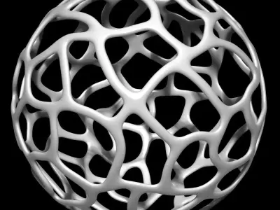 Sphere Voronoi 3D model