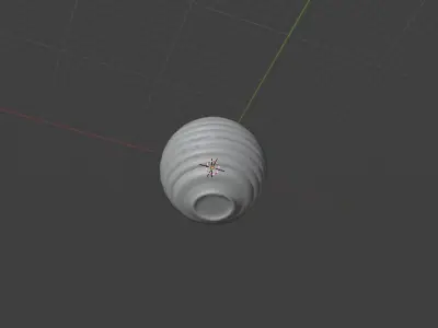 Vaso em formato de bola Free 3D model