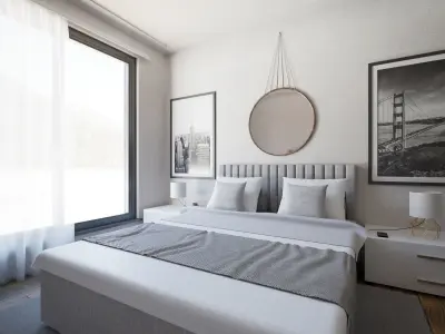 Bedroom 2 modern design 3D model