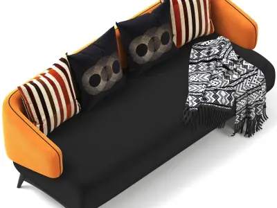 aries by roche bobois sofa 3D model