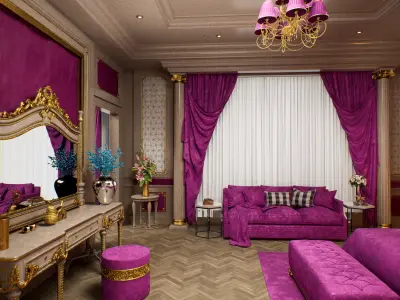 Luxury Bedroom 3D model