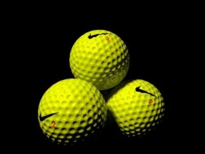 golf ball 4 Low-poly 3D model