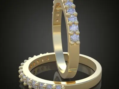 Ring 3D model 0148 printable model3 Free 3D print model