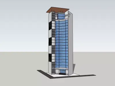 Urban Highrise 2 3D model