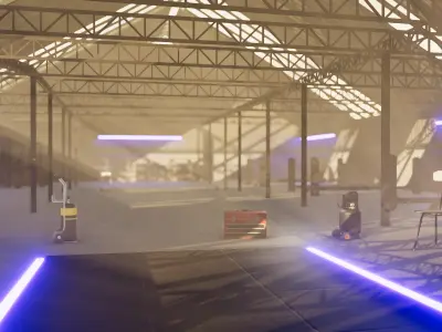 AAA Racing Garage Asset Pack 3D model