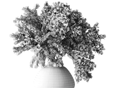 Pink Pampas 3D model