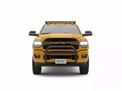 Carhartt Edition Heavy Duty Pickup Truck Low-poly 3D model