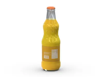 Supermarket Soda Drink Bottle 05 Low Poly PBR Realistic Low-poly 3D model