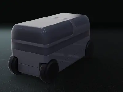 robotic vehicle delivery  3D model