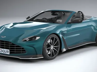Aston Martin V12  Vantage Roadster 2023 3D model