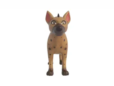 Cartoon Hyena 3D model
