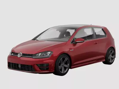 Wolkswagen Golf R 3D model