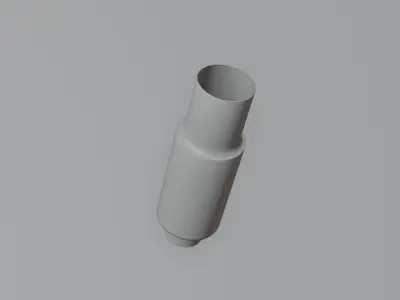 Anodized Car Exhaust  3D model