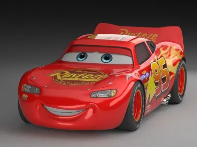 Pixar lightingmcqueen Car model 3D model