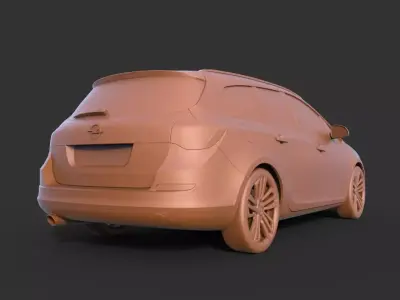 Opel Astra Tourer 3D print model